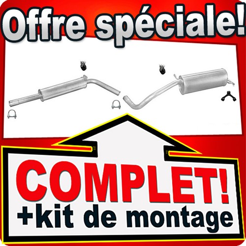 Ligne pot échappement pour - d'échappement,