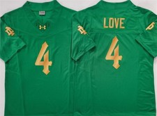 Jeremiyah Love Jersey #4 Notre Dame Green