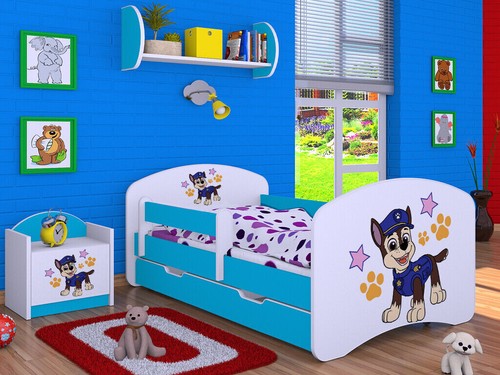 Lit bébé super dog paw - lit, |