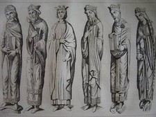 Gravure DAGOBERT CLOVIS II