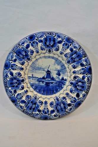 Delft plat godronné sur - -,
