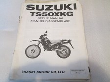 livret set-up instruction manuel d'assemblage Suzuki TS50XKG TS 50 XKG 1985