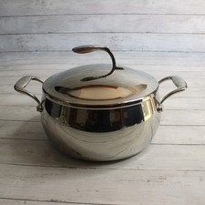 NEW Tupperware Chef Series Dutch Oven Stock Pot Stainless Steel 6 Qt with Cover