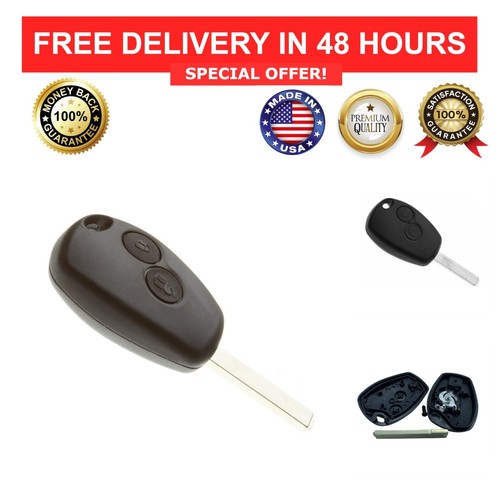 Coque clé renault boutons - coque,