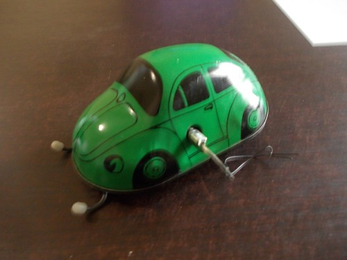 Jouet mécanique coccinelle - mécanique,