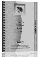 Same Laser 110 Tractor Parts Manual Catalog