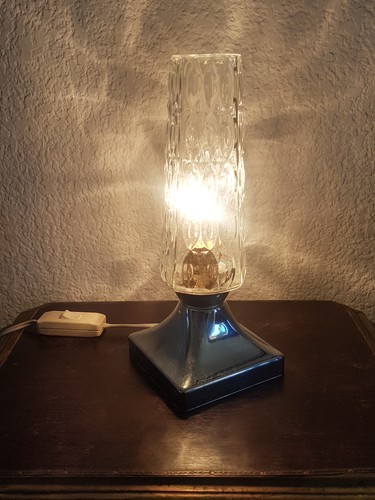 Lampe table déco vintage - table,