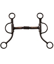 Mors western à pointe courte en fer noir avec demi-joint Pools 