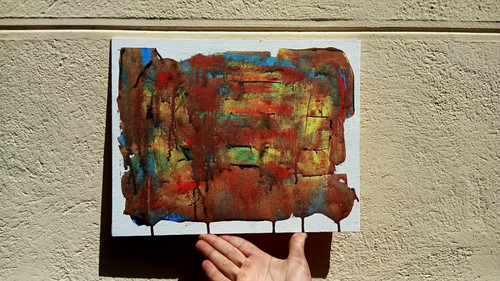 Peinture aquarelle sur toile - aquarelle,