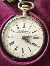 La Generale(Omega)Antique Ledies Pocket Watch Silver 32 mm working orders