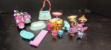 Littlest Pet Shop Assorted Lot 17 Pieces 9 Animals 8 Accessories Scooter 