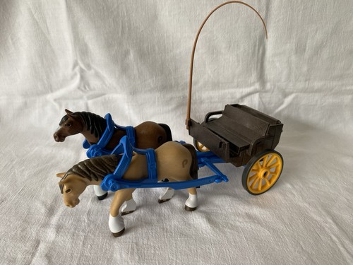 Playmobil attelage charette - playmobil,
