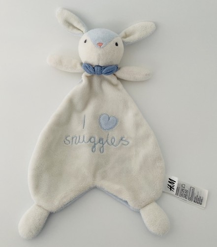 Doudou plat lapin - 🌟, blanc