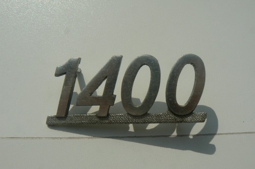 Fiat 1400 sigle embleme logo - 1400,