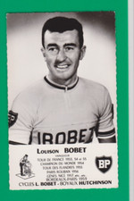 CYCLISME carte cycliste LOUISON BOBET  équipe cycles L.BOBET