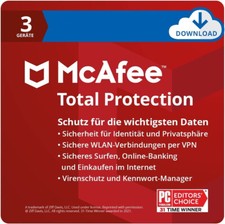 McAfee Total Protection 2025 3 Devices 1 Year | FULL VERSION / Upgrade | Antivirus