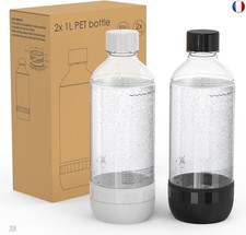 Mycket 2 Bouteilles pour Machine à Soda, bouteilles d'eau gazéifiante en PET s