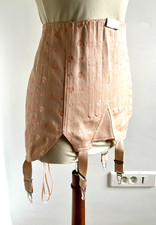 greenhouse size T44 solid cotton with patterns 4 adjustable suspenders lace back 266!