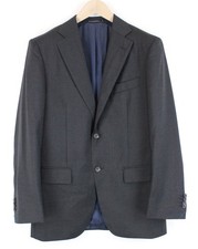 SUITSUPPLY Napoli Mens Grey Super Wool Blazer UK38R Pinstripe Buttons