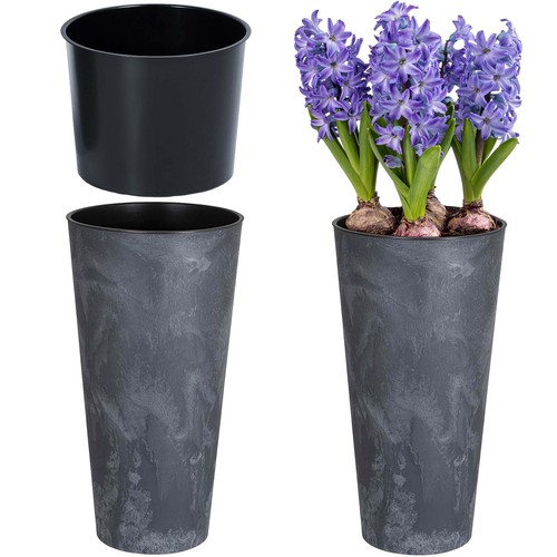 Pot fleurs cache bac - pot,