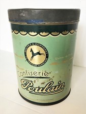 LARGE CHOCOLATE SHEET BOX COCOA FOAL CONFECTIONERY - BLOIS FACTORY - Ht 19.5 cm