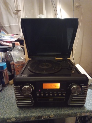 Radio tourne disque lecteur - tourne-disque,