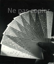 INFORMATIQUE vers 1960 cartes