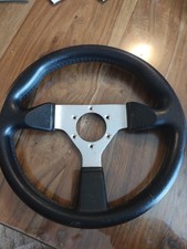 Volant sport vintage en cuir