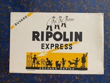 ADVERTISING BLOTTER "RIPOLIN EXPRESS PAINTING"