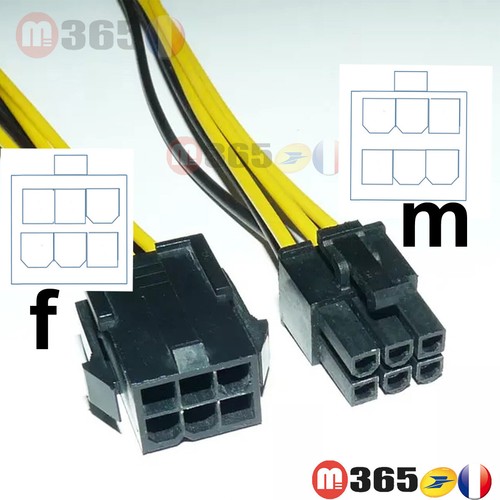 Cable 6pin rallonger