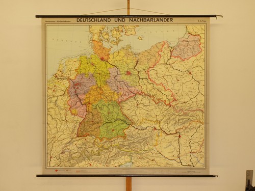 Carte murale scolaire - carte,