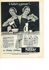 ADVERTISING 1957 ROTARY Electric Cookware Combo
