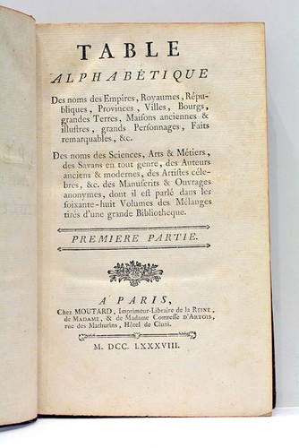 Mélanges tirés une - mÉlanges, grande