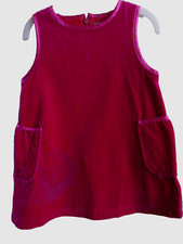 J128 Vêtement occasion Bébé Robe veloutée fantaisie KENZO  12 mois