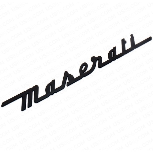 For maserati matte black - black, trunk