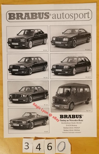 Brabus mercedes w201 w124 w126 - brabus,