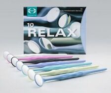 HAHNENKRATT DENTAL RELAX FS Rhodium Mouth Mirrors REF 7110-size 5 10 ASSORTMENT