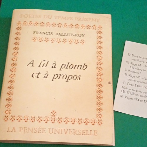 Pensée universelle francis - pensée,