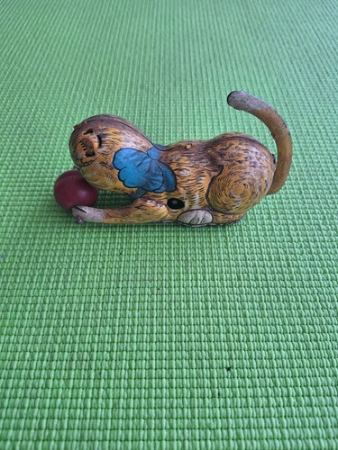 Jouet ancien chat mecanique - ancien,