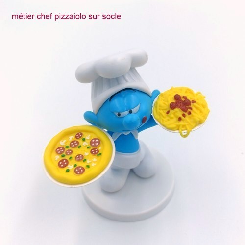 Schtroumpf pizzaiolo smurf - ,