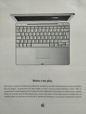 APPLE vintage Ordinateur Print Ad !"Ordinateur portable magnifique "