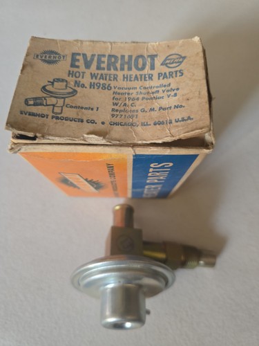 Everhot heater control - heater, valve