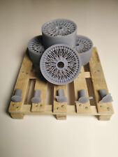 Lot of 4 1/24 1/18 Model Car Wheels (Jaguar E-Type)