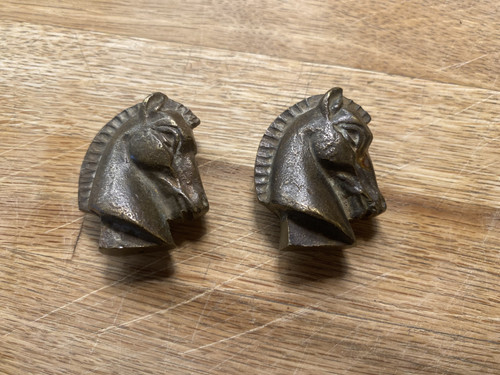 Bronze têtes chevaux 5 - de, 4,5