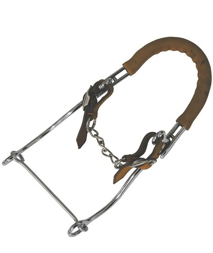 Hackamore cromato aste - , lunghe