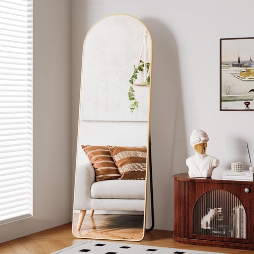 Miroir sur pied - , de