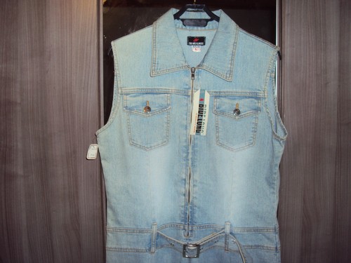 Salopette jean taille l - en,