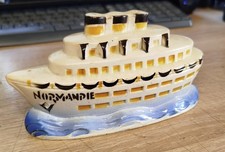 Antique ceramic breaking piggy bank liner Normandy