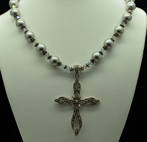 Sterling silver blue grey - sterling,