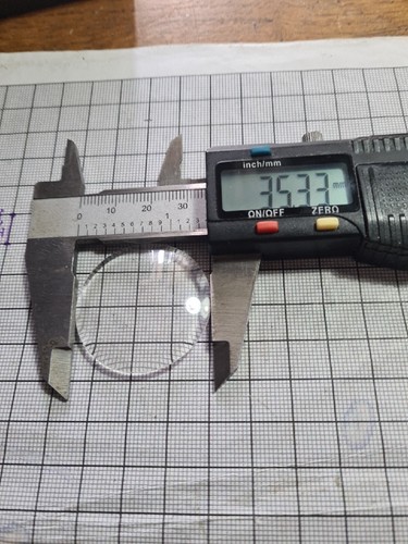 Verre bombé pour montre - bombé, À